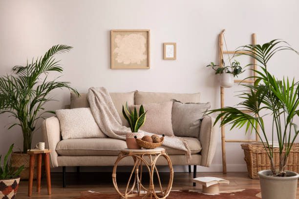 Cozy neutral-toned living room representing the lifestyle Koren Day helps Knoxville homeowners move into